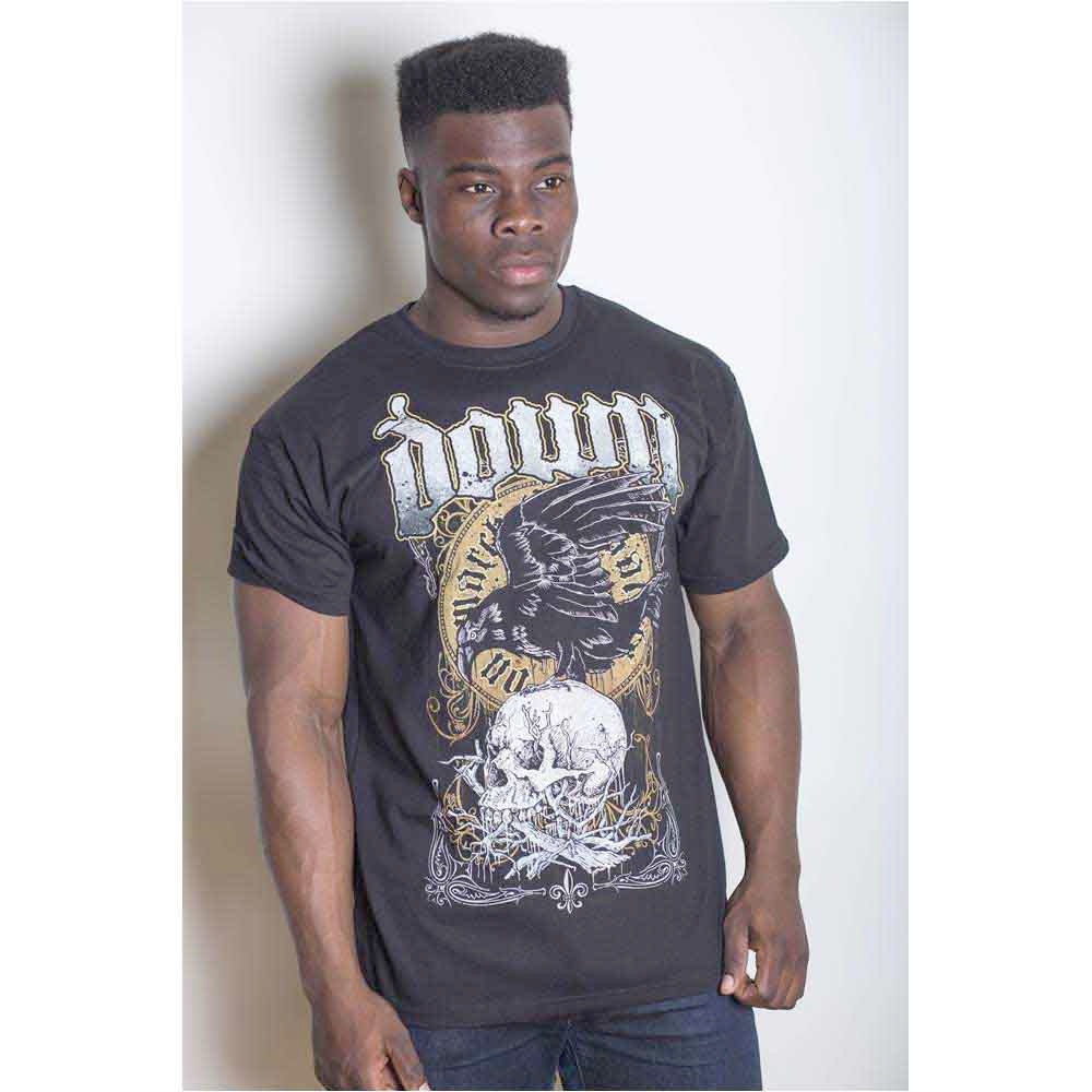 Down - Swamp Skull Heren Tshirt - Zwart